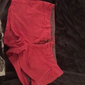 American eagle hot pink stretch shorts size 6